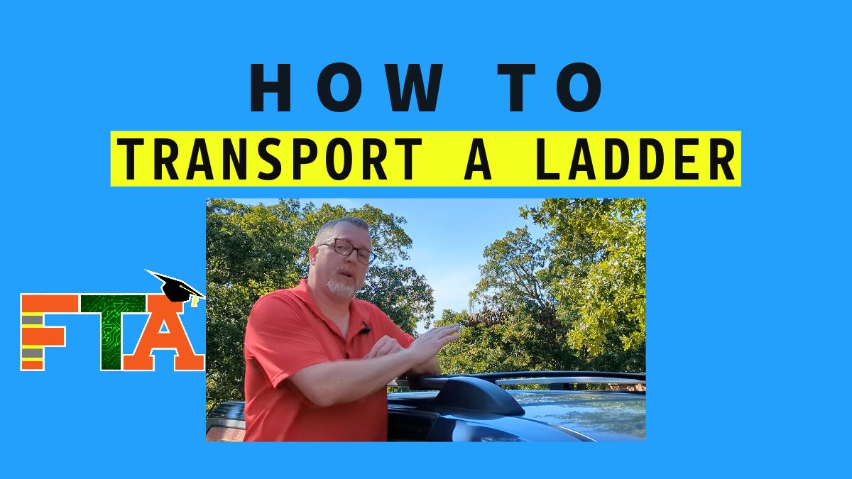 How to Transport a Ladder Safely How To Carry a Ladder on Roof Rails