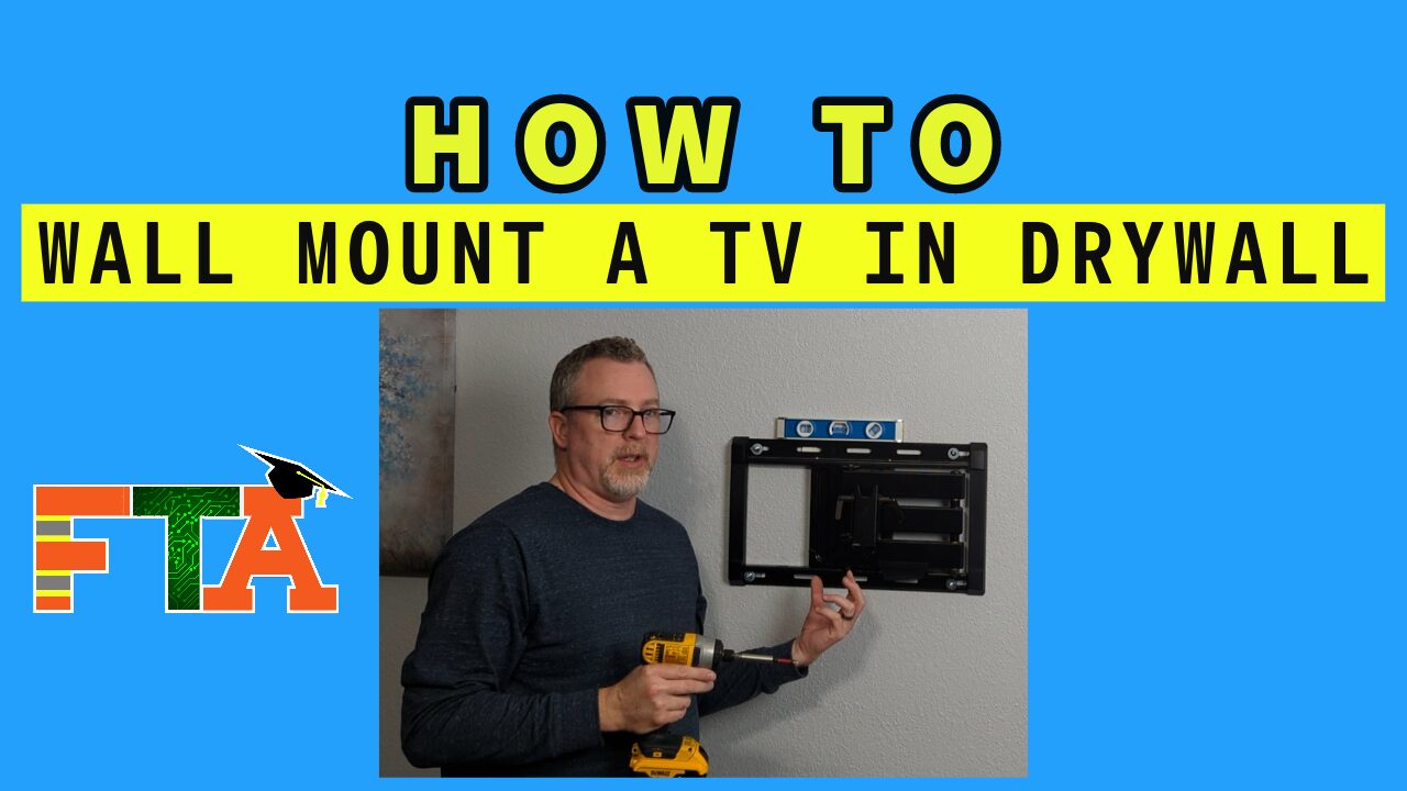 How to Wall Mount a TV on Drywall With Snap Togglers Wall Mount a TV